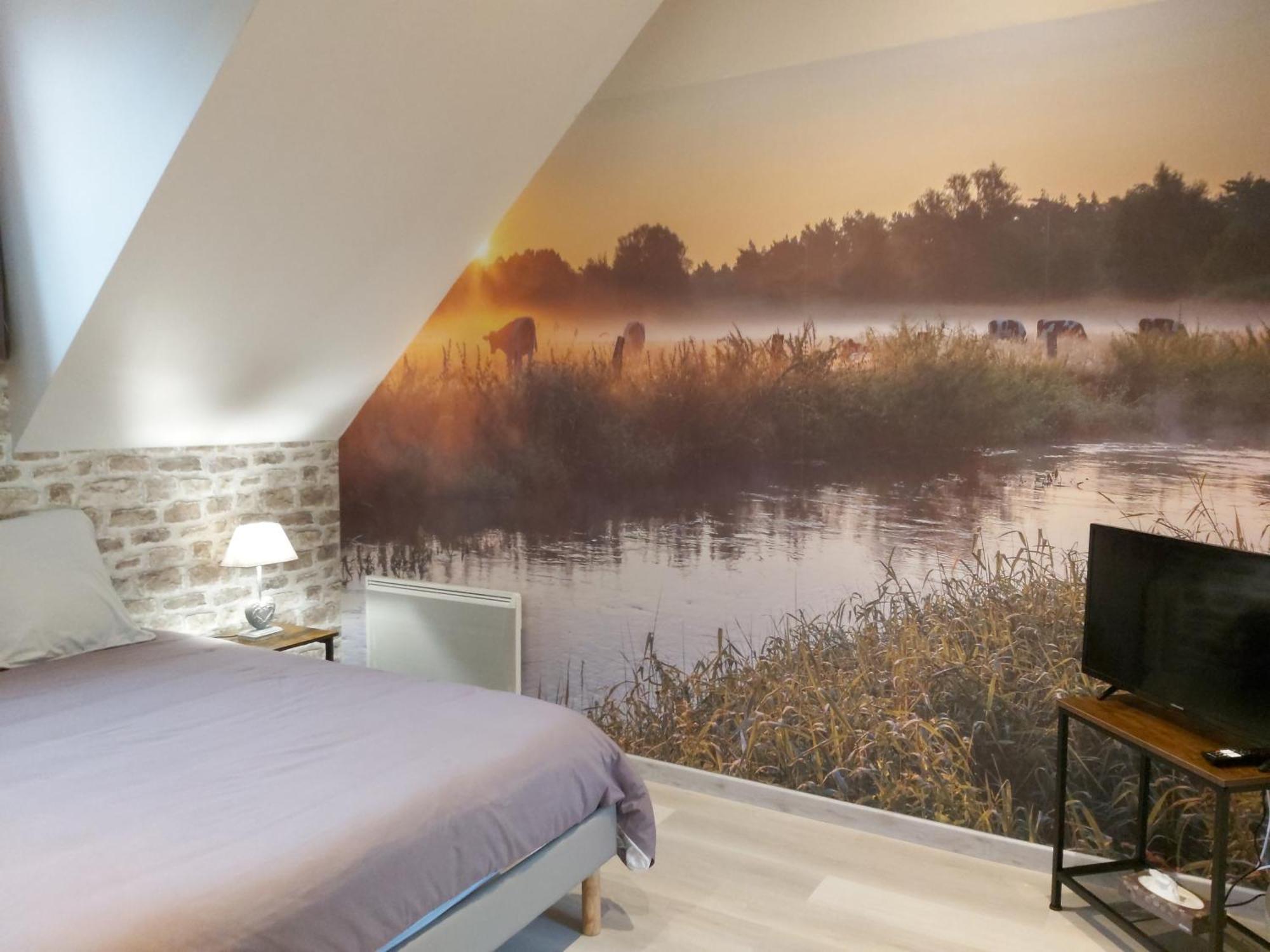 Bed and Breakfast Le Bonheur Des Plumes Montmartin-en-Graignes Esterno foto